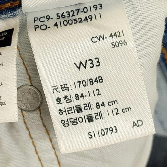 Levi's‎ 501 Womens Light Blue Distressed High Waist Jean Shorts W33  28CT - Picture 5 of 8